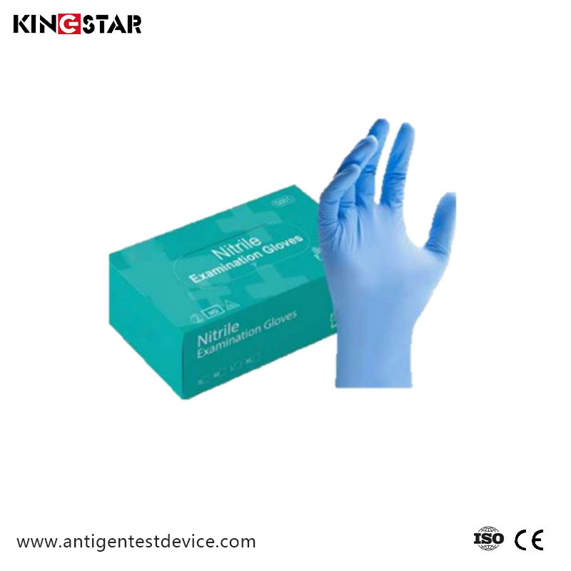 Quomodo potes probe magnitudine et utere pulvere Free Nitrile Examen Gloves?