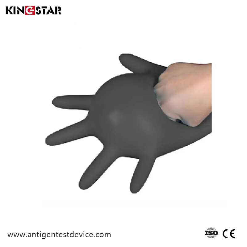 Cur Elige Disposable Powder Free Nitrile Glove pro Ultima Tutela et Consolatio?